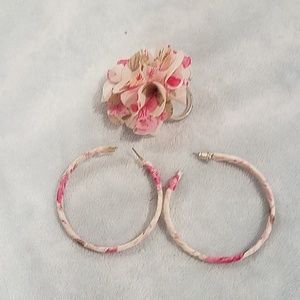 Matching earrings and ring